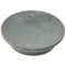Round Soap Dish Made From Stone in Black Finish